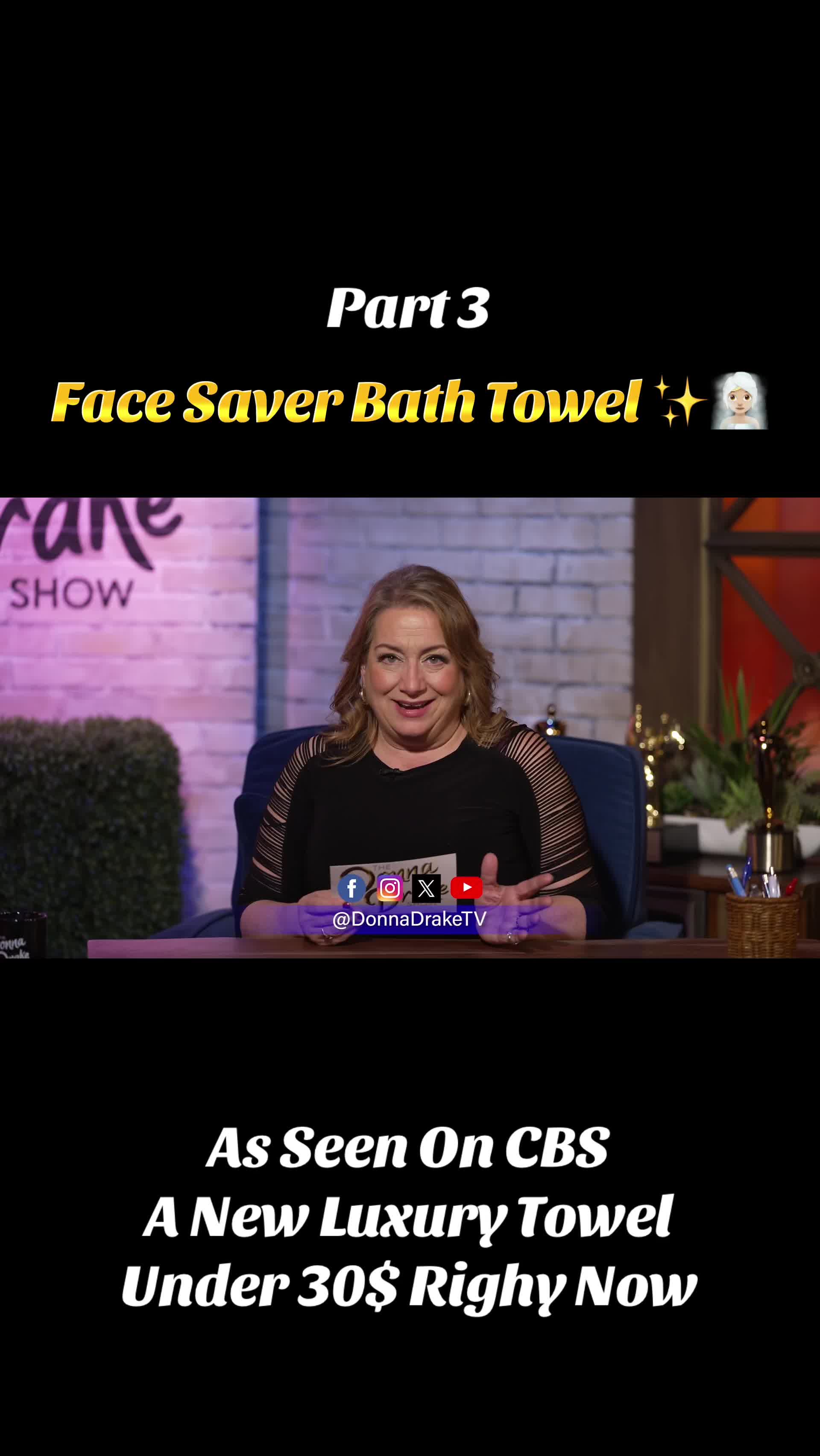 @The Face Saver Bath Towel