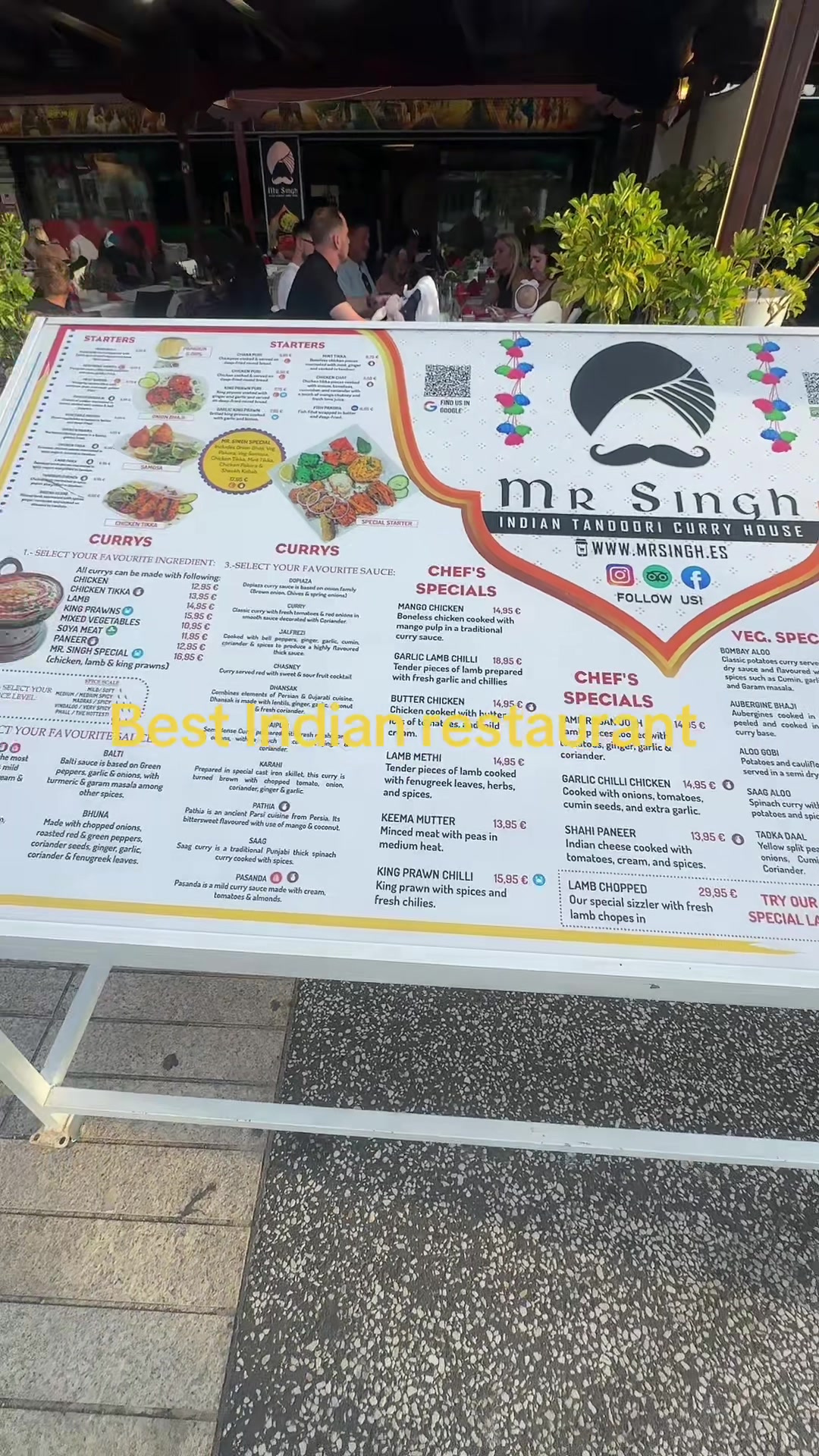 @MR Singh Indian food tenerife