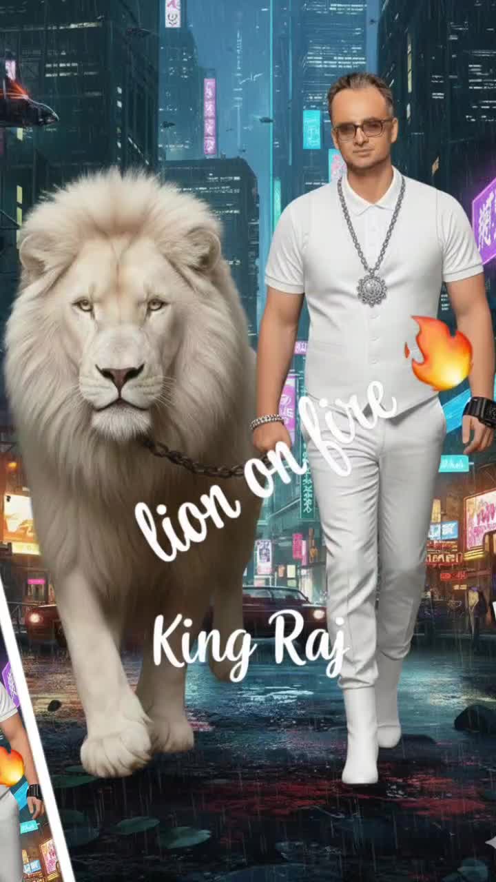 @✨️💥Lion💫On 💥Fire 🔥❤️&zwj;🔥