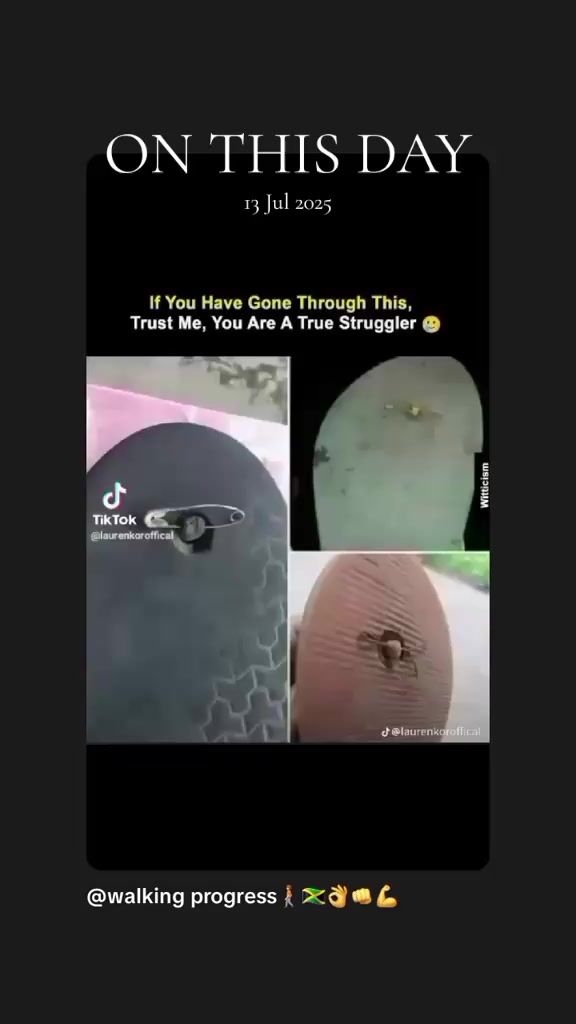 @walking progress🚶🇯🇲👌👊💪