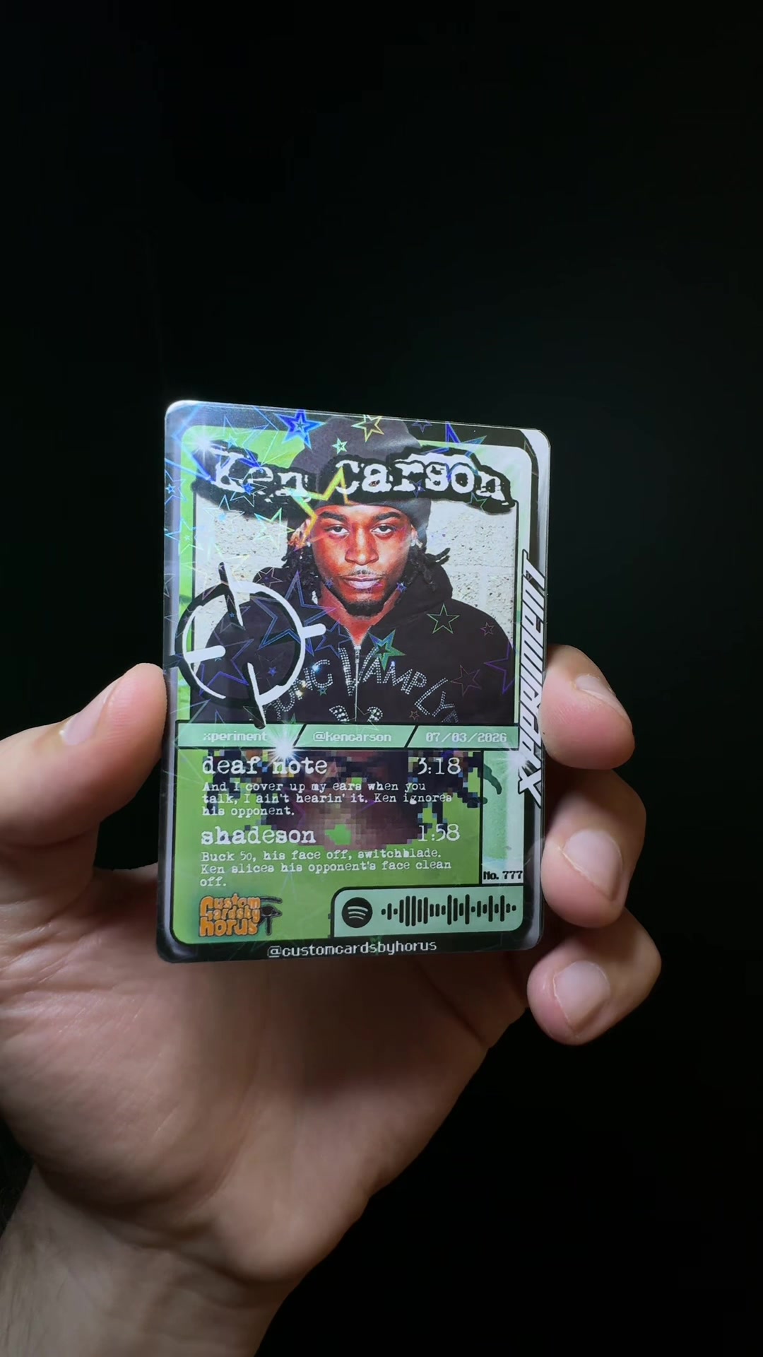 @custom cards by horus