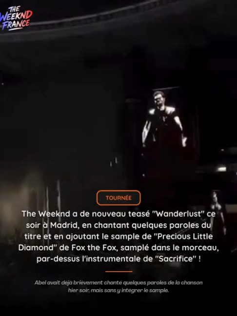@The Weeknd France
