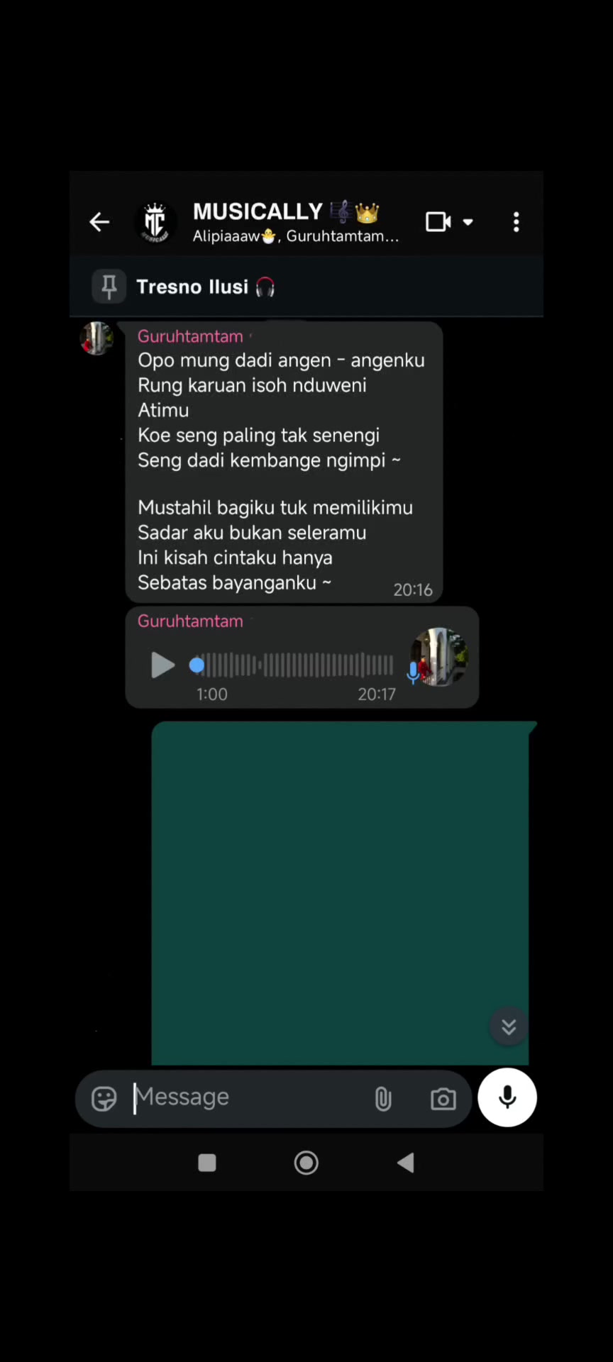 @MUSICALLY GRUP