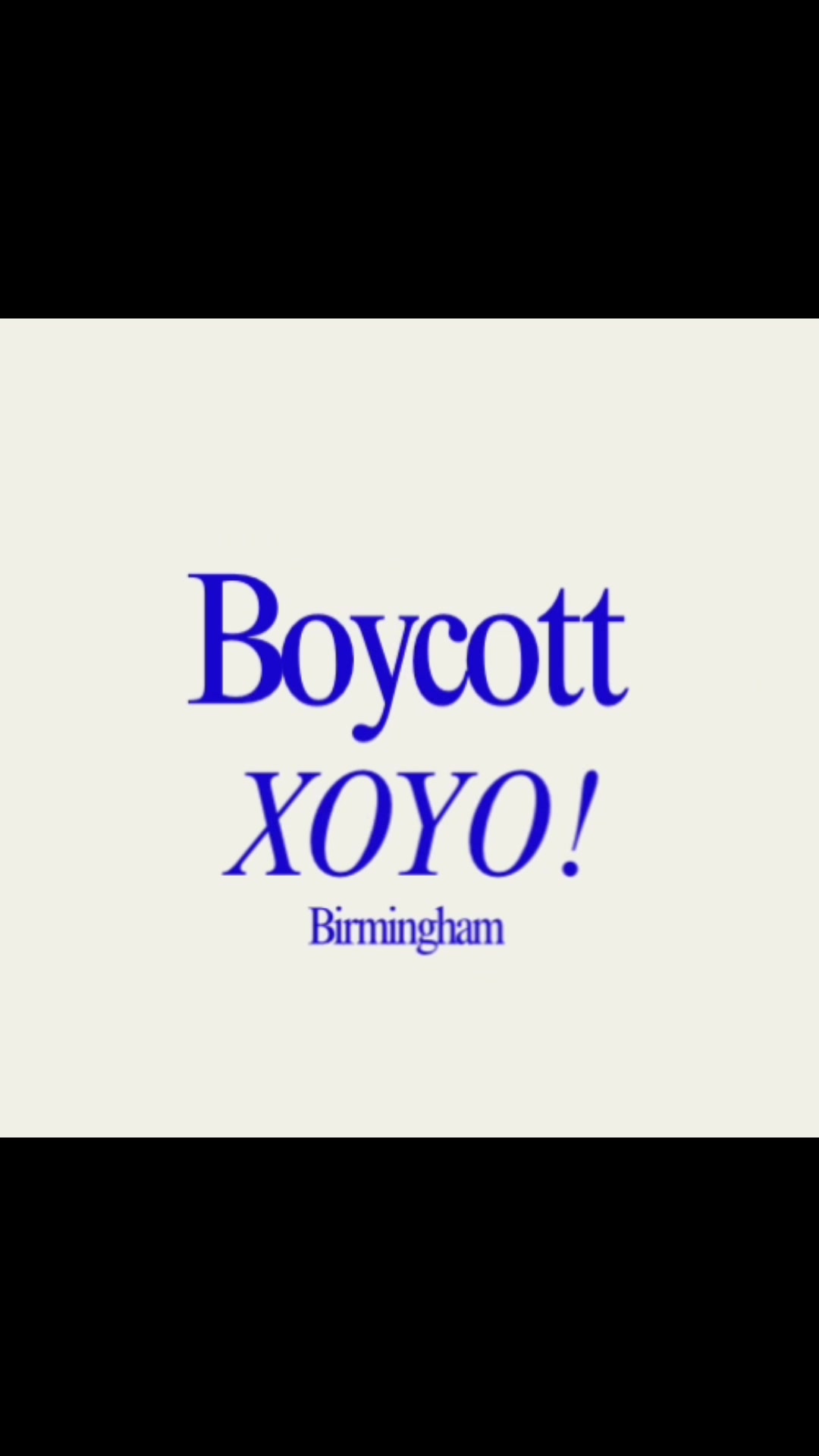 @Boycott_XOYO