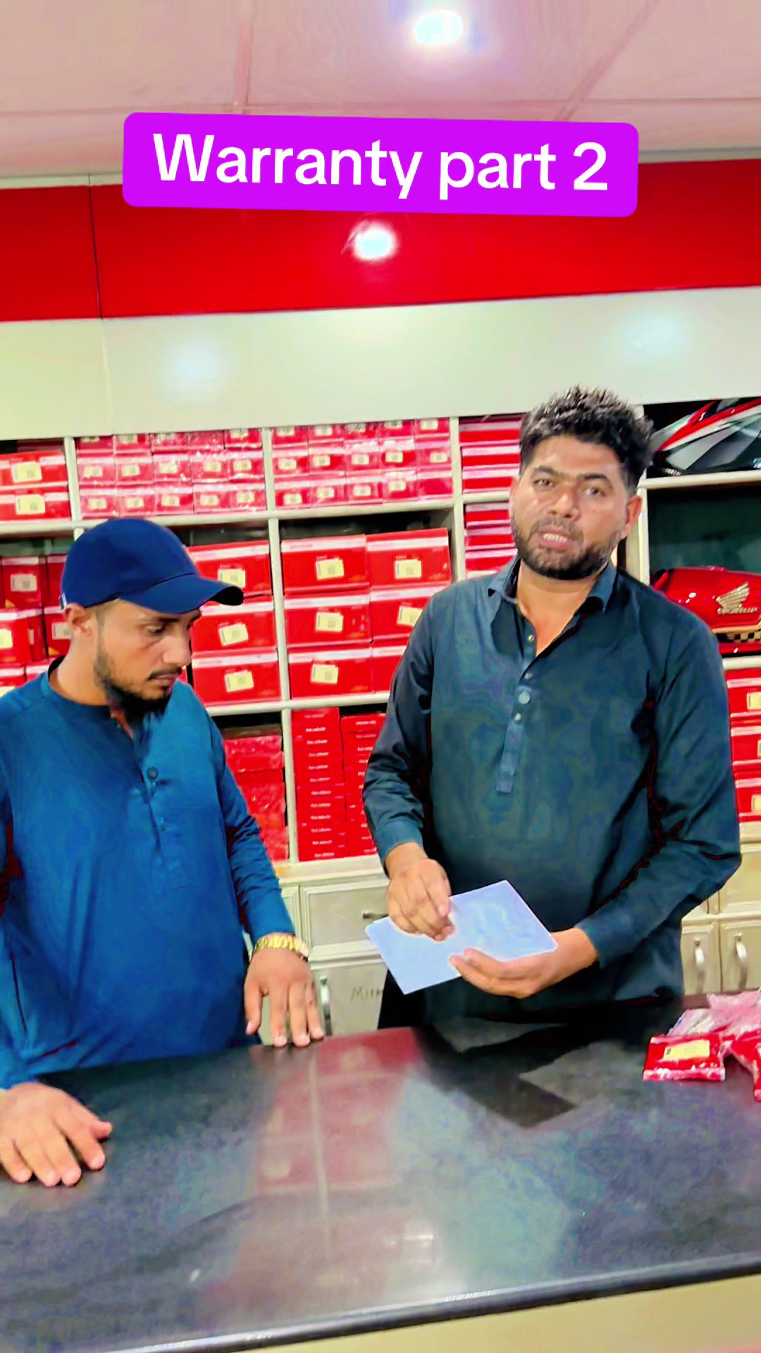 @Honda workshop officials