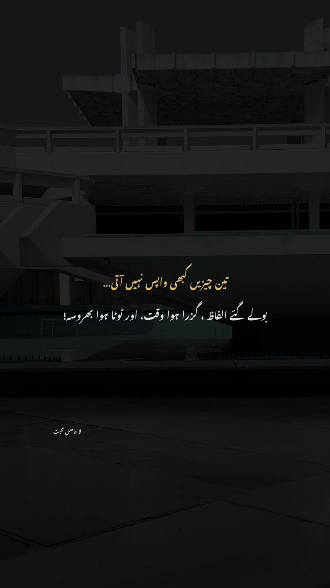 @لا حاصل محبت💔