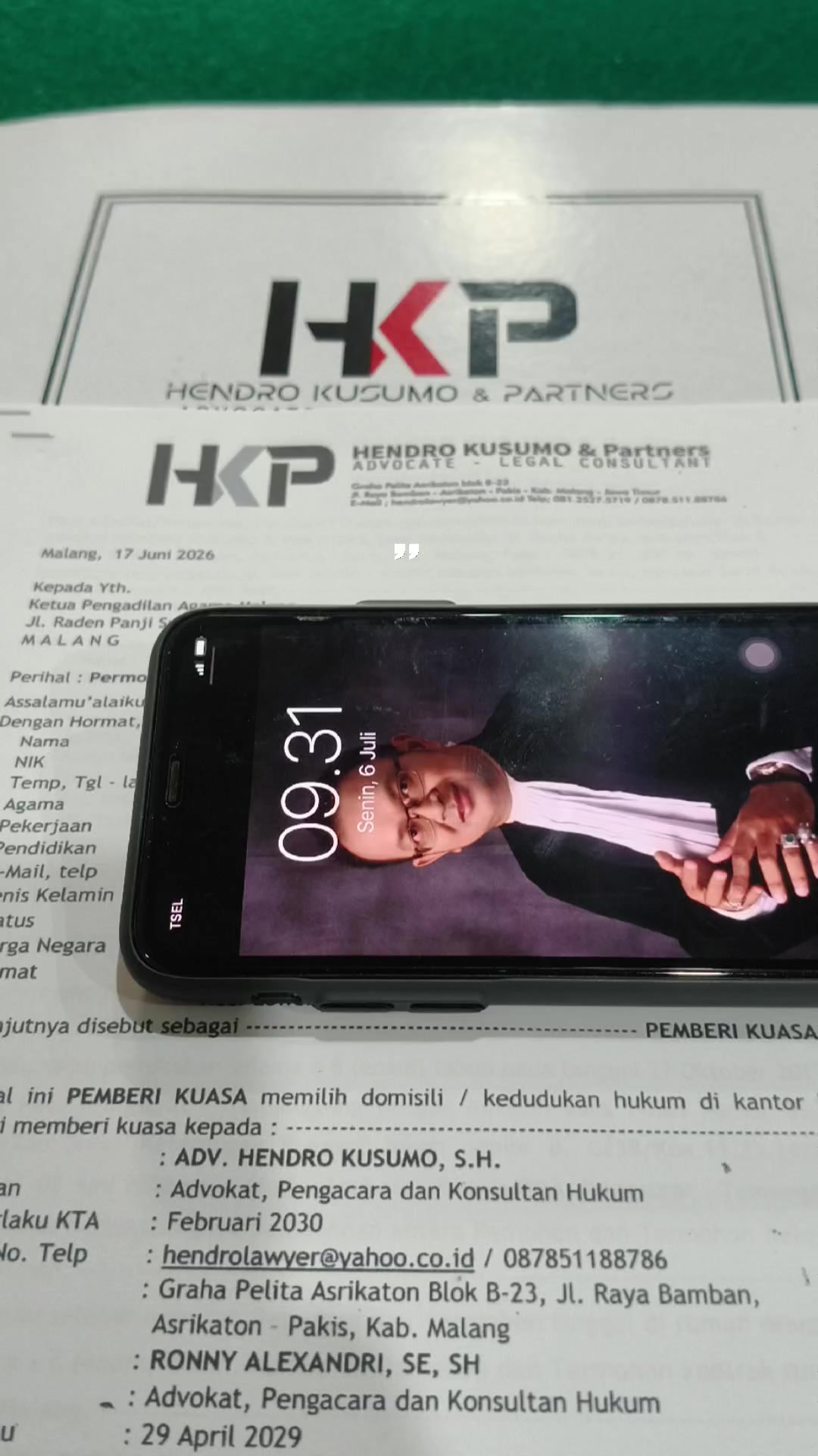@HENDRO KUSUMO PENGACARA