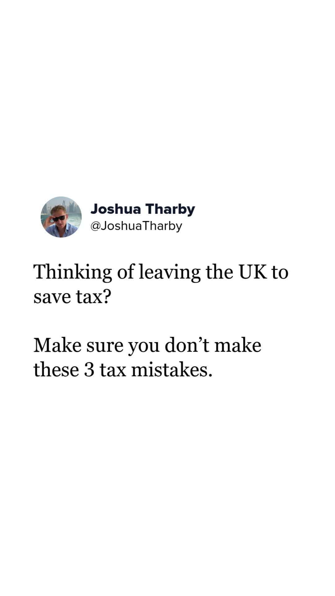 @Joshua Tharby