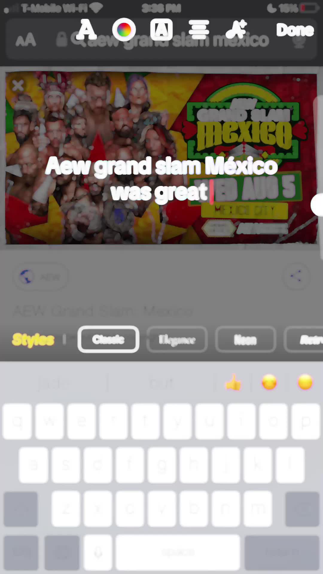 @Gabe Perez wrestling fan soap