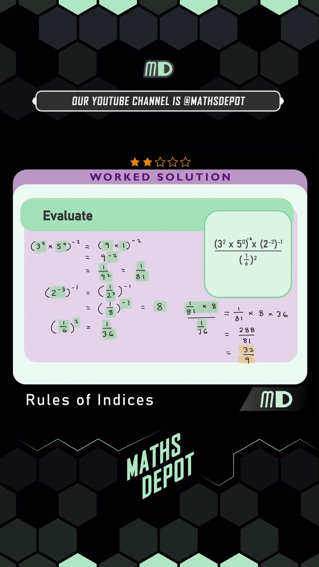 @Maths Depot