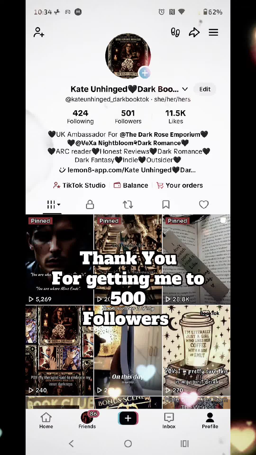 @Kate Unhinged🖤Dark Booktok