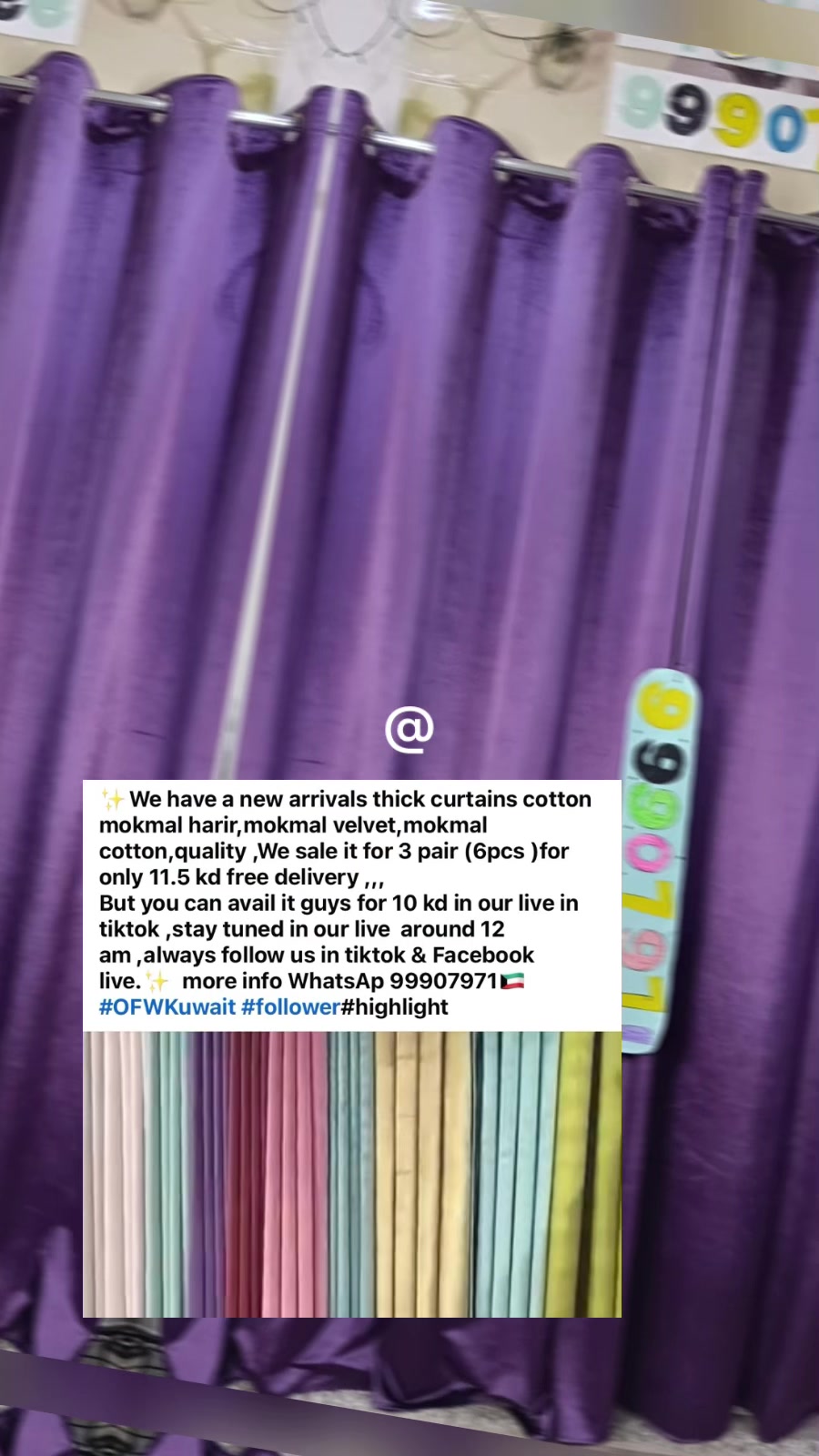 @Curtains mokmal,cotton makapal