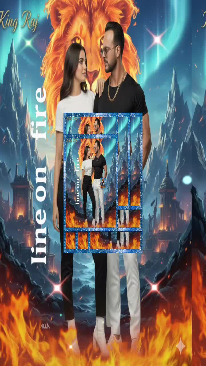 @✨️💥Lion💫On 💥Fire 🔥❤️🔥