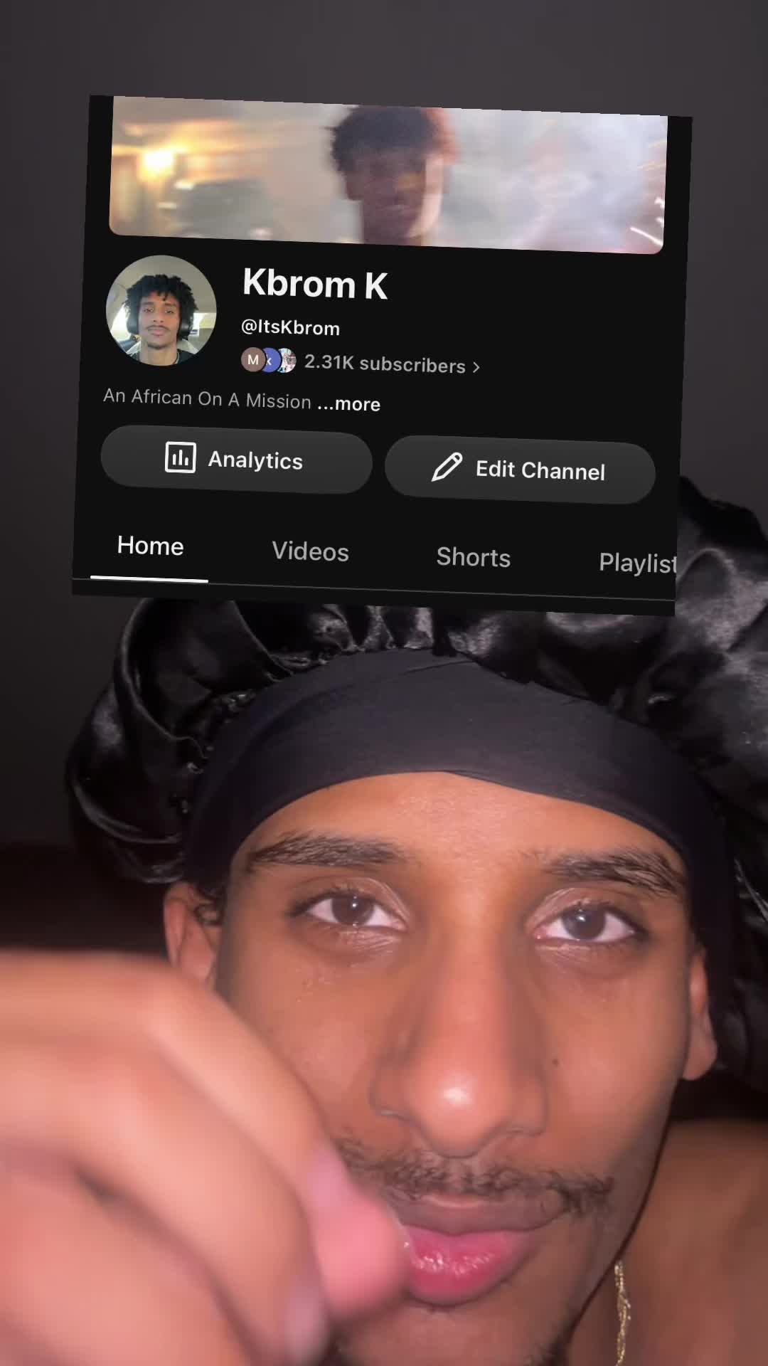 @Itskbrom on utube😁🔝