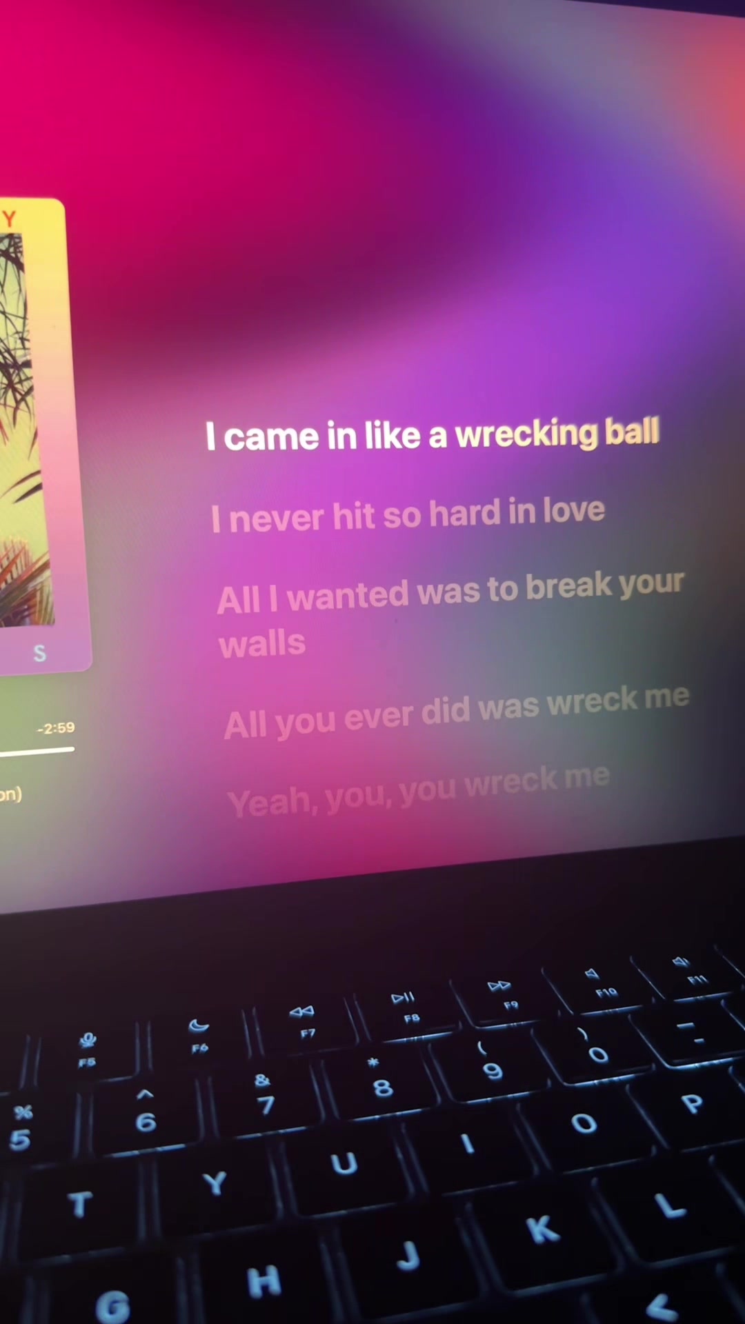 @Song lyrics