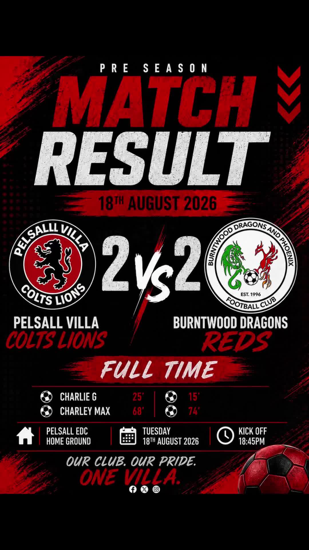 @Pelsall villa colts lions u15