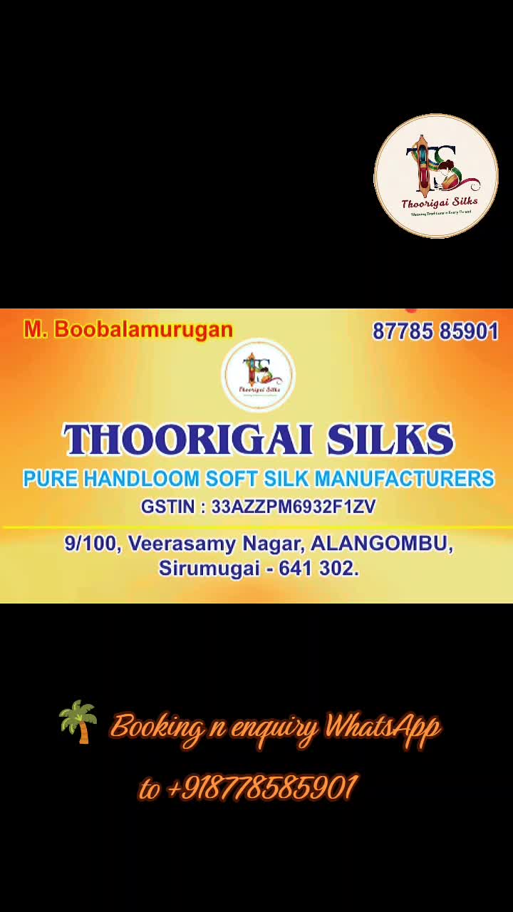 @Sirumugai soft silks Thoorigai