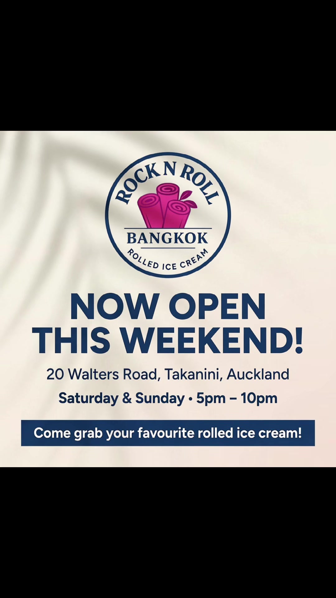 @Rock 'N' Roll Rolled Ice Cream
