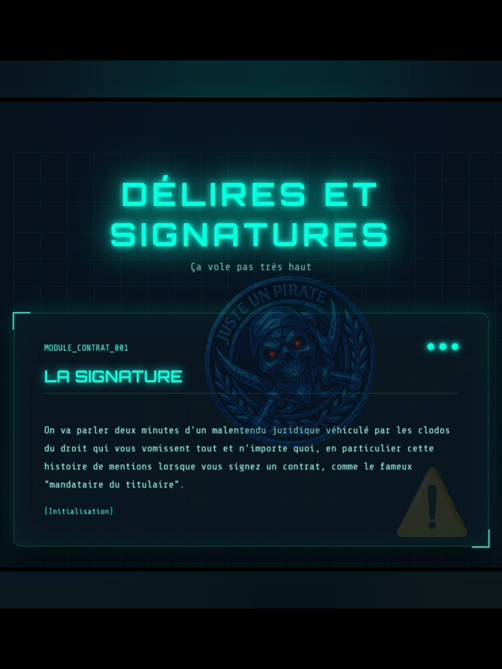 @Juste un Pirate.