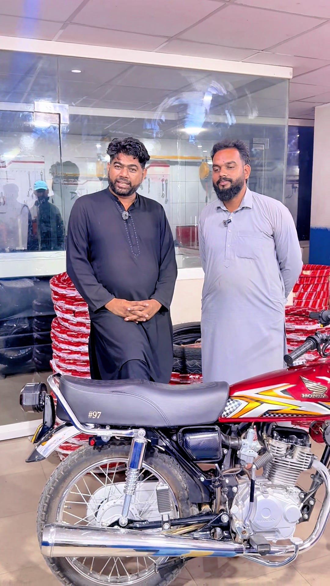 @Honda workshop officials