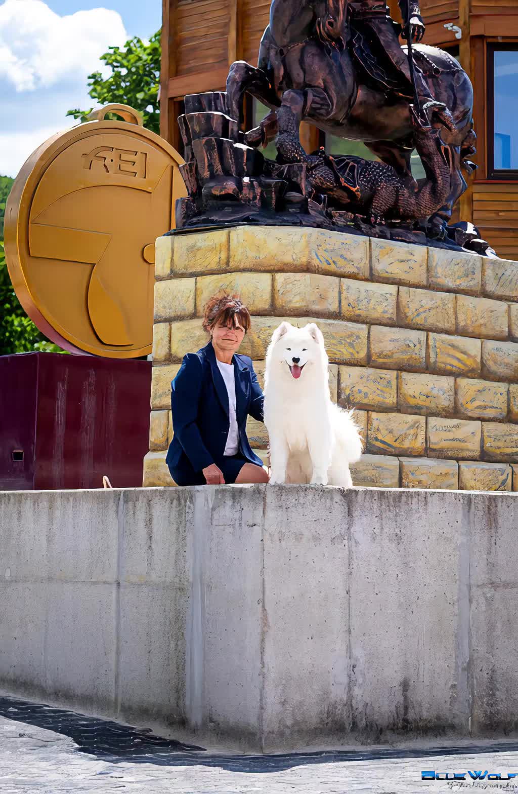 @Lovely Snow Diamonds Samoyed