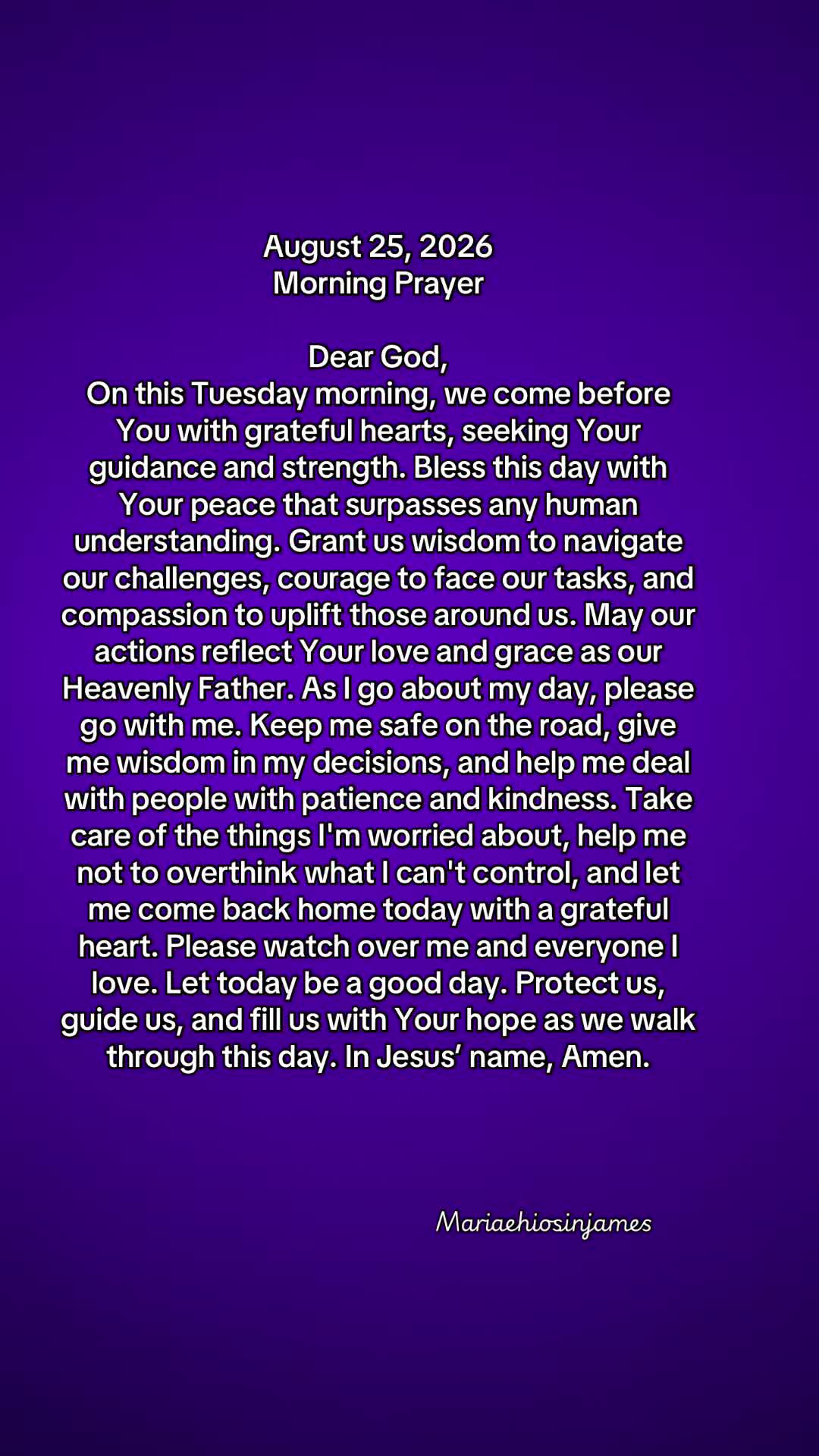 @Maria Ehiosin James Osaigbokan