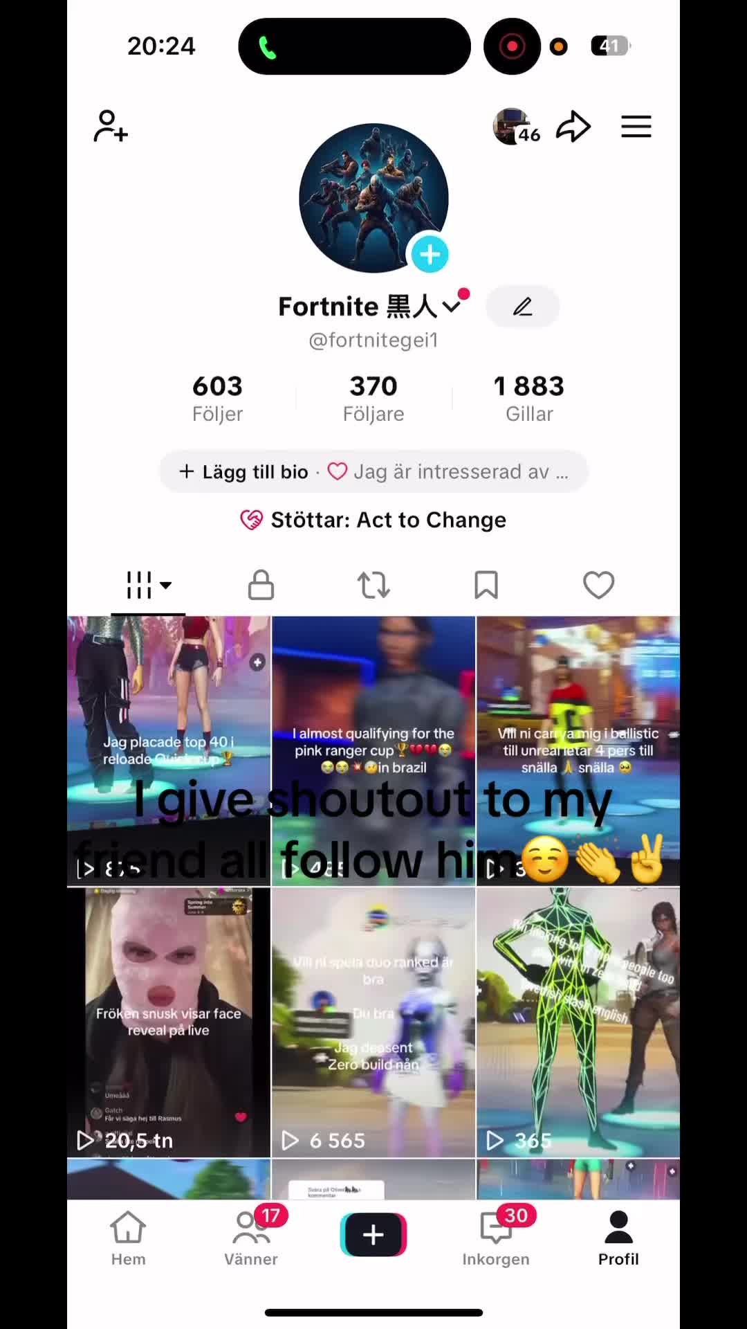 @Fortnite 黒人