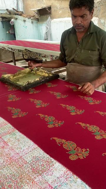 @Wooden Stamp Printing
