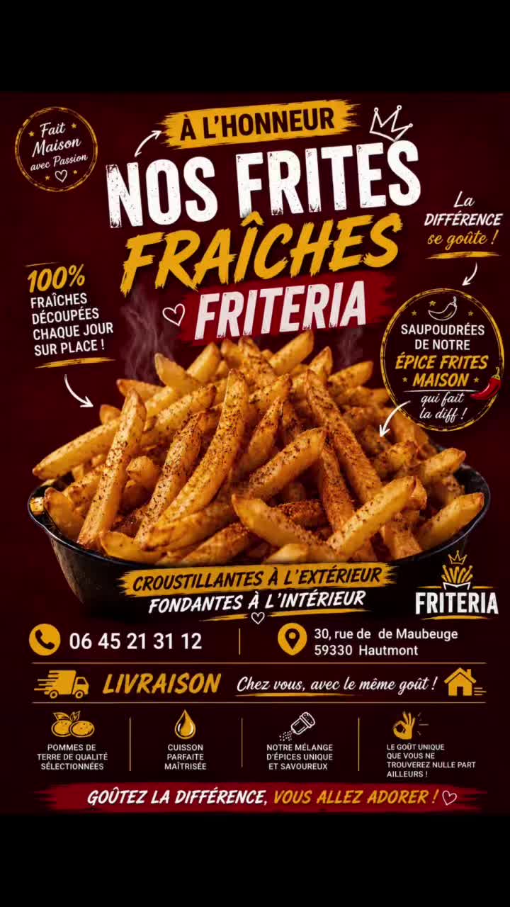 @￼&ensp;la Friteria