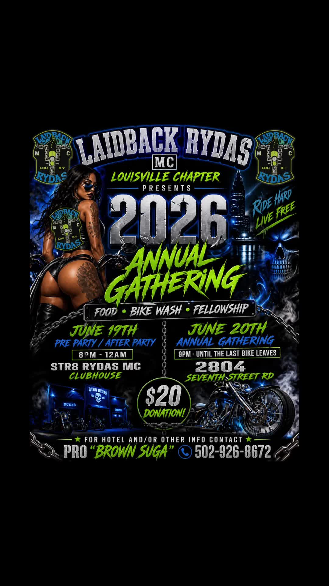 @LAIDBACK RYDAS MC