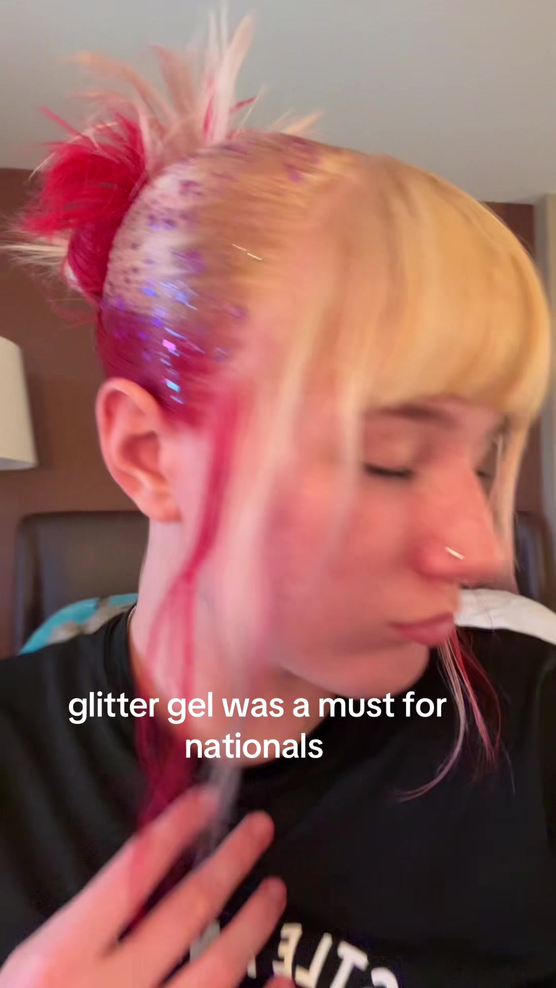@pink haired baller