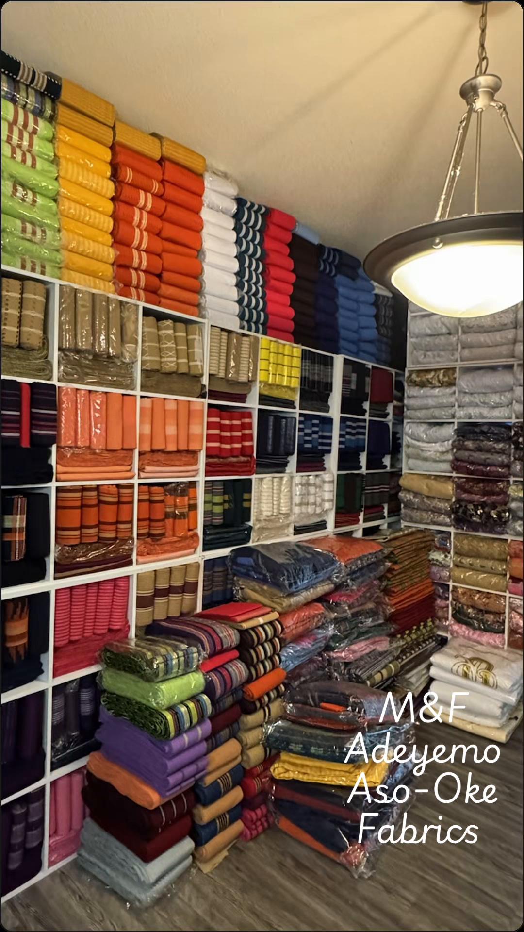 @M&F Aso-Oke Fabrics Houston Tx