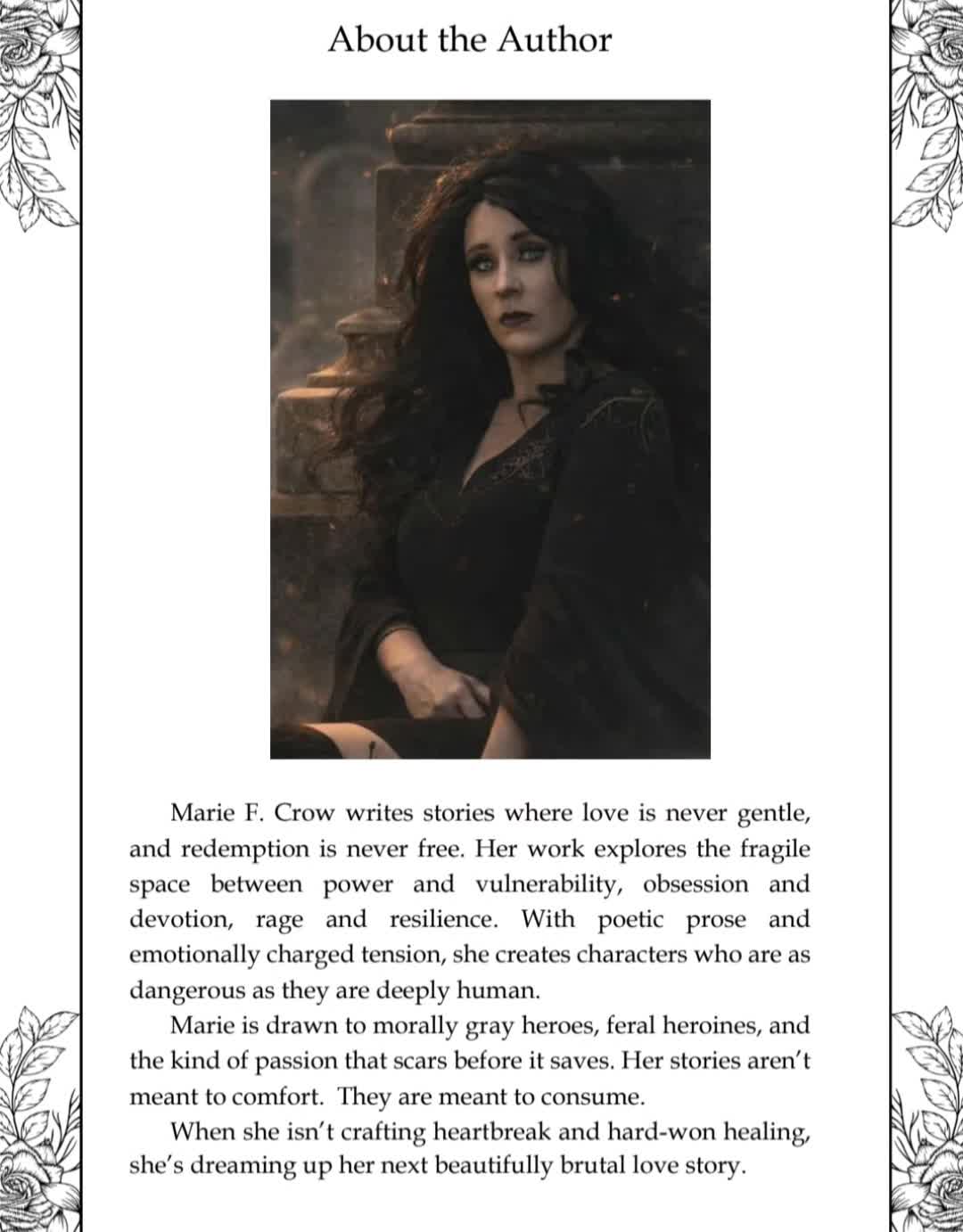 @Marie F. Crow Author