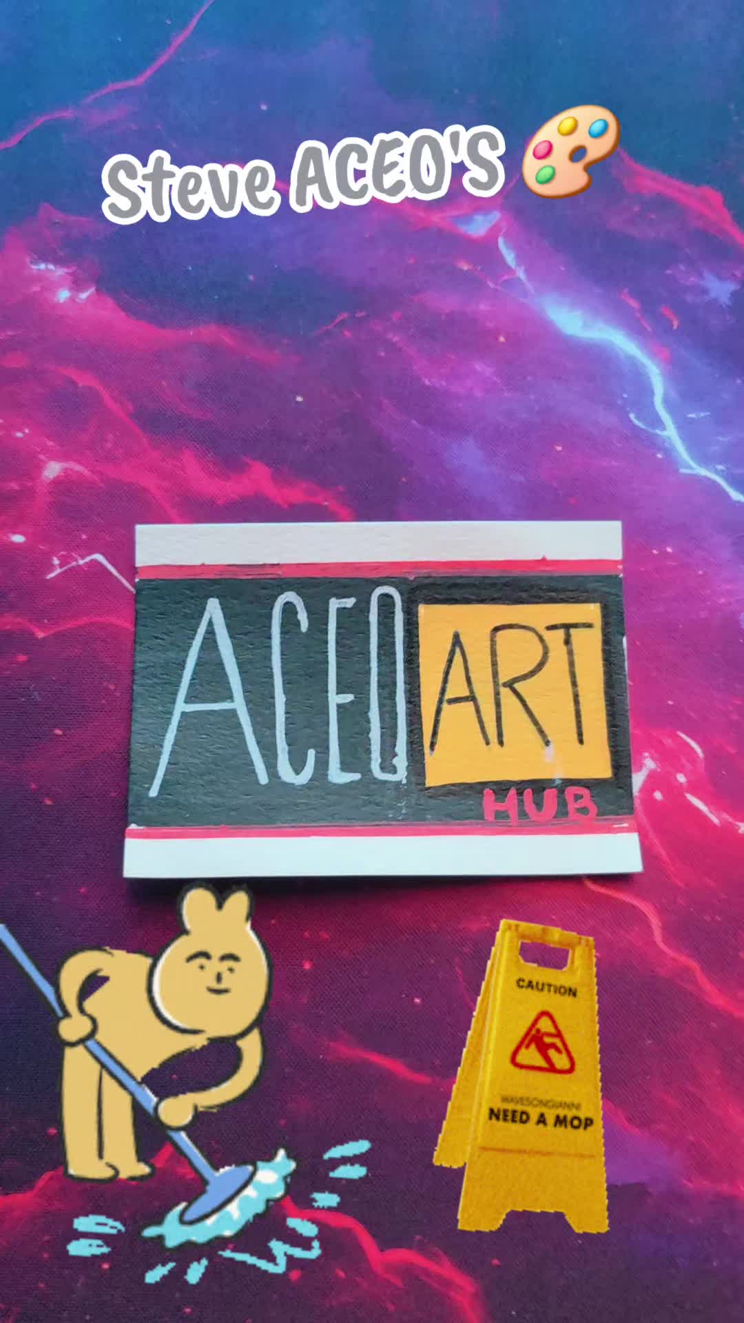 @🎨🖼ACEO Steve Nebraska🎨🖼
