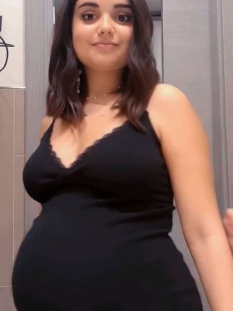 @Girl belly stuffed