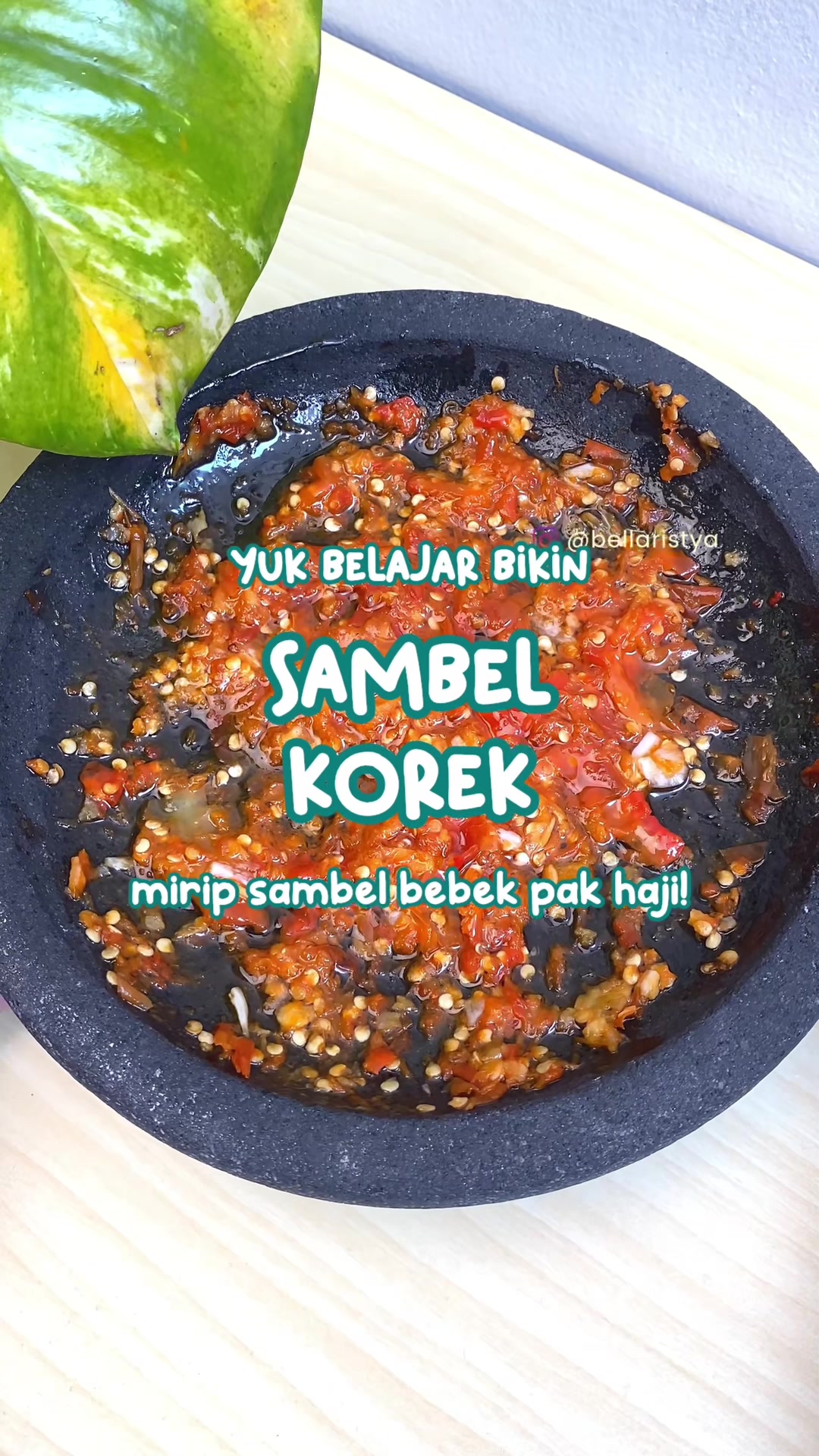 @bella | resep untuk pemula