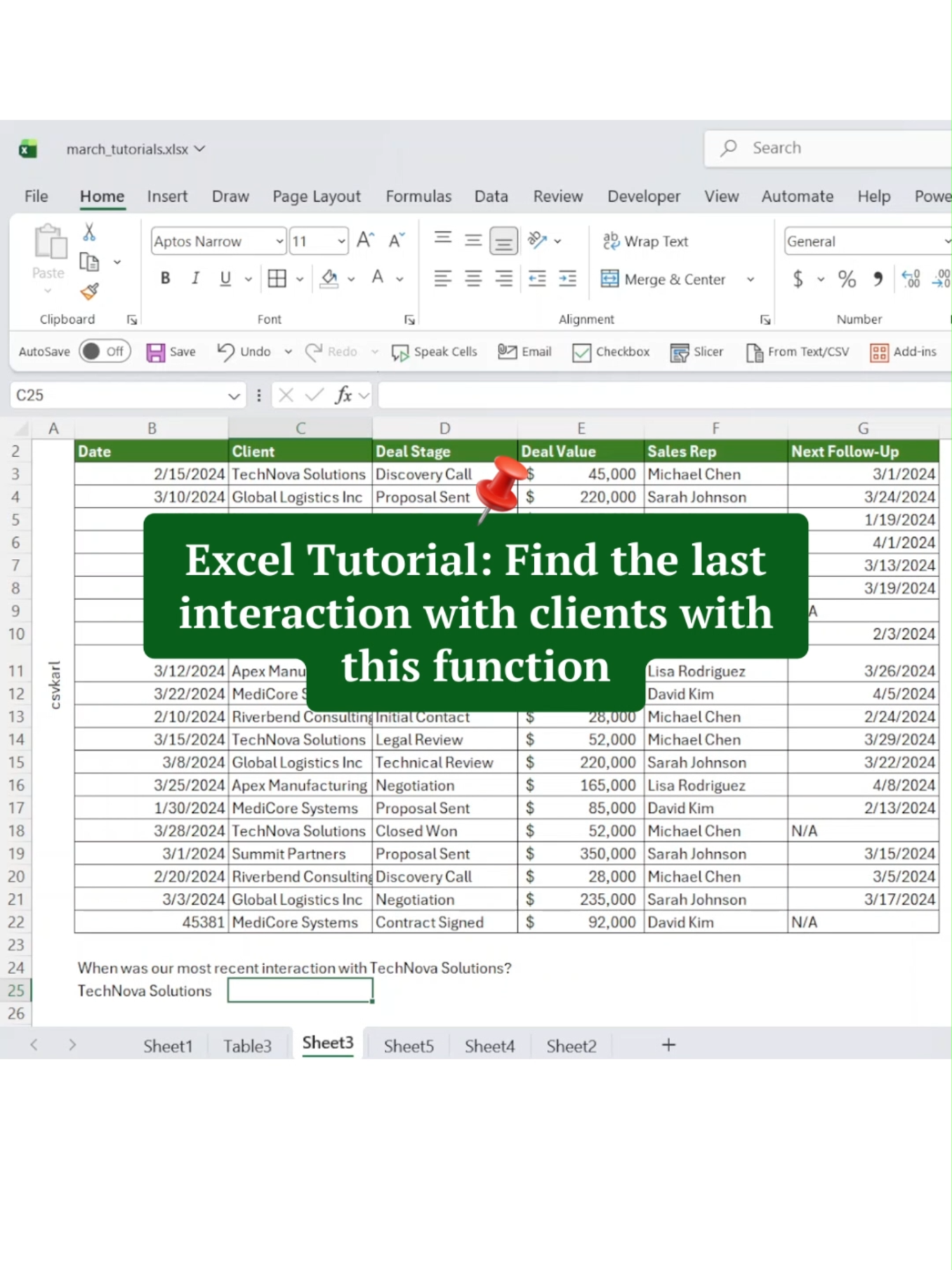 @Excel Tutorials