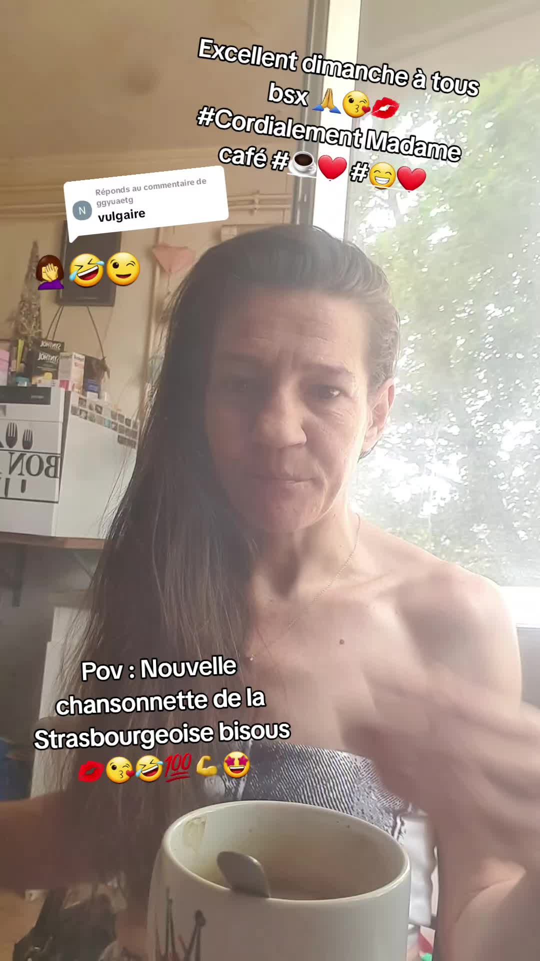 @Mme café 2 ☕️😘💋🤣