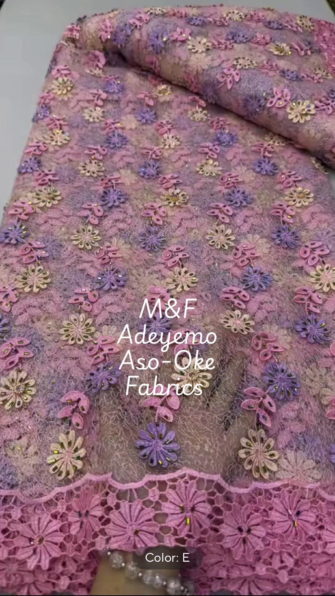 @M&F Aso-Oke Fabrics Houston Tx