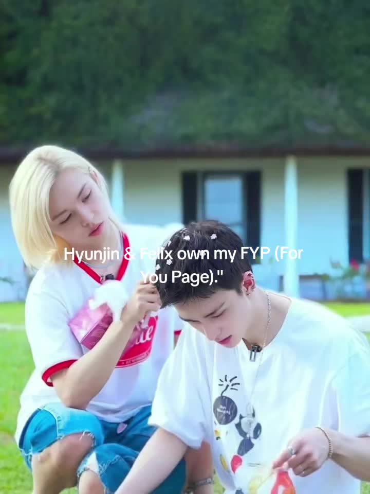 @Felix and hyunjin