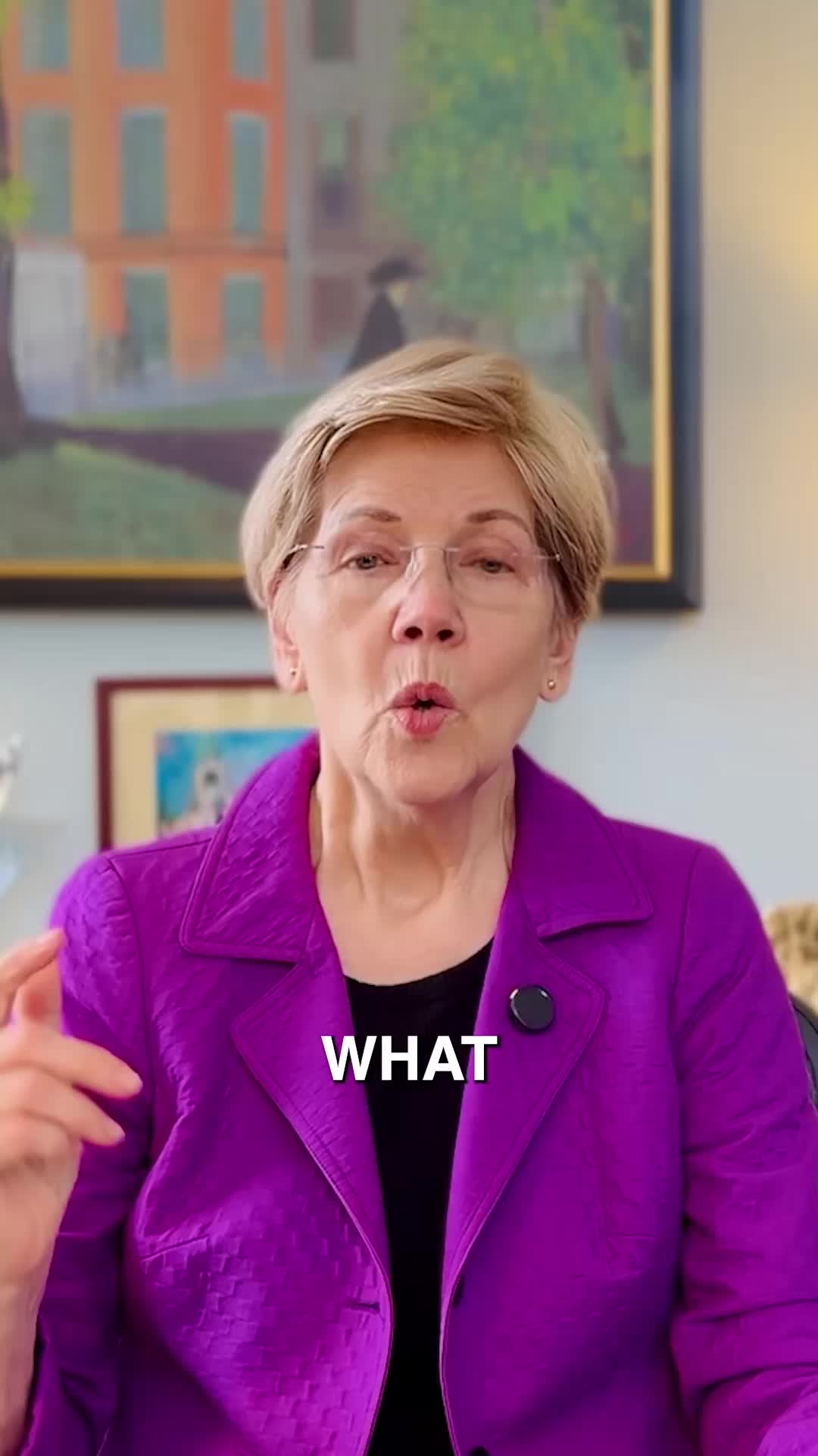 @Elizabeth Warren