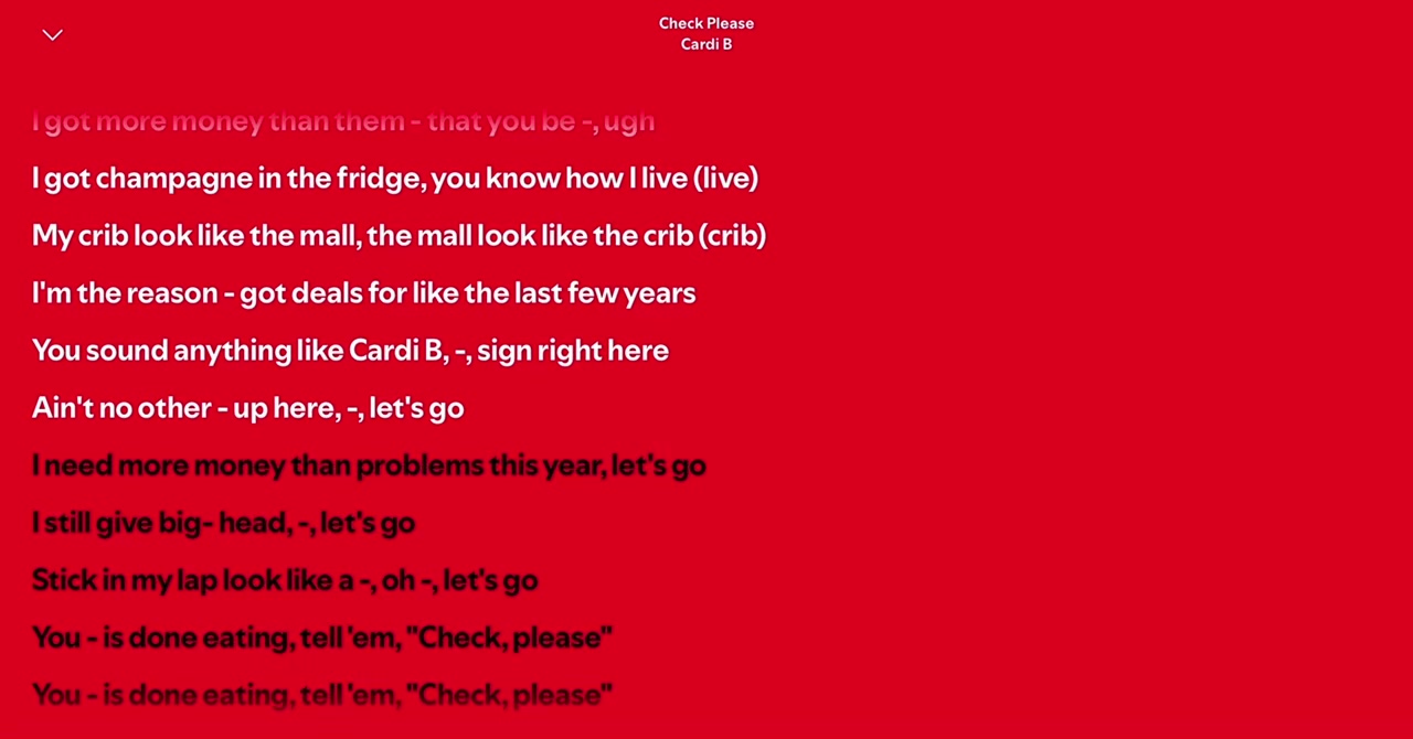 @Spotify Song Lyrics