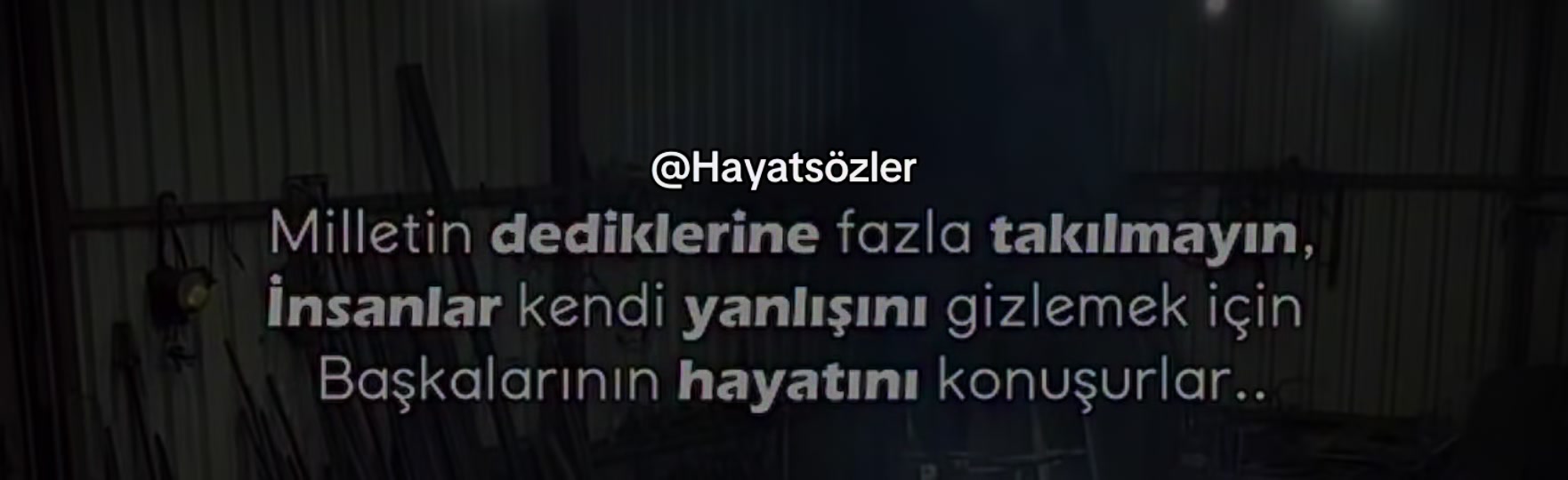 @Hayatsözler