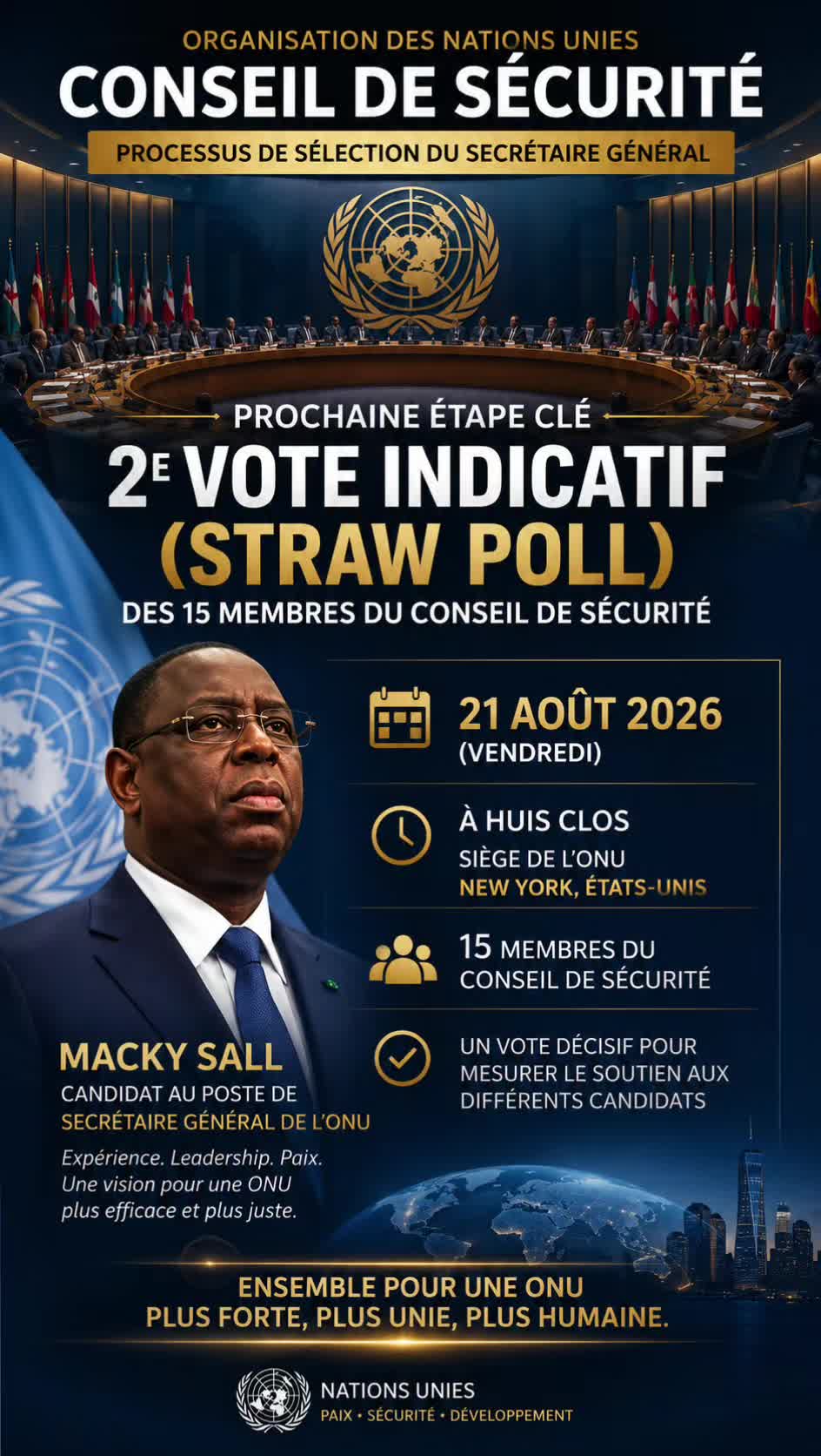 @Aissatou with Macky Sall