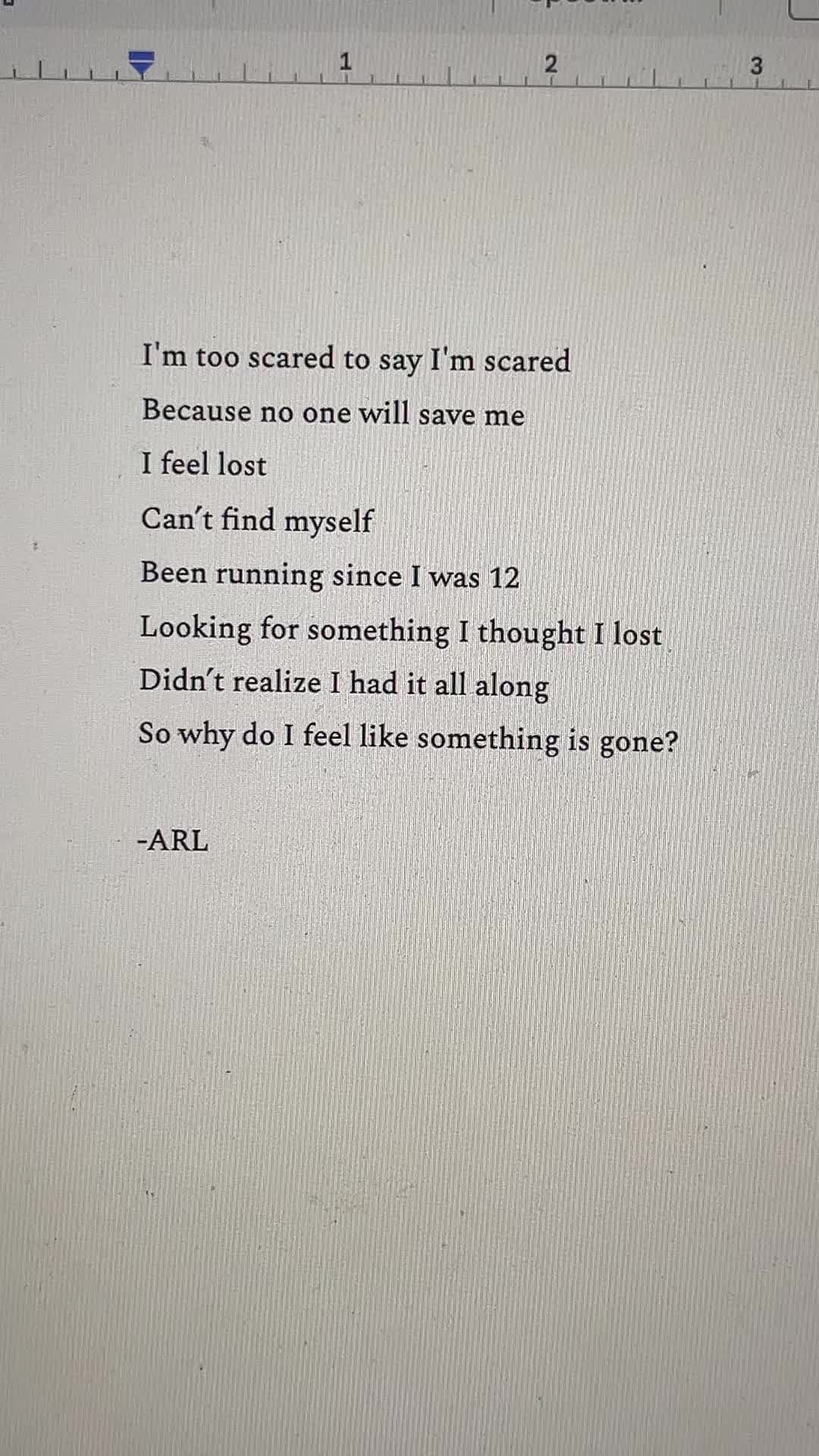 @ARLwritesaboutyou