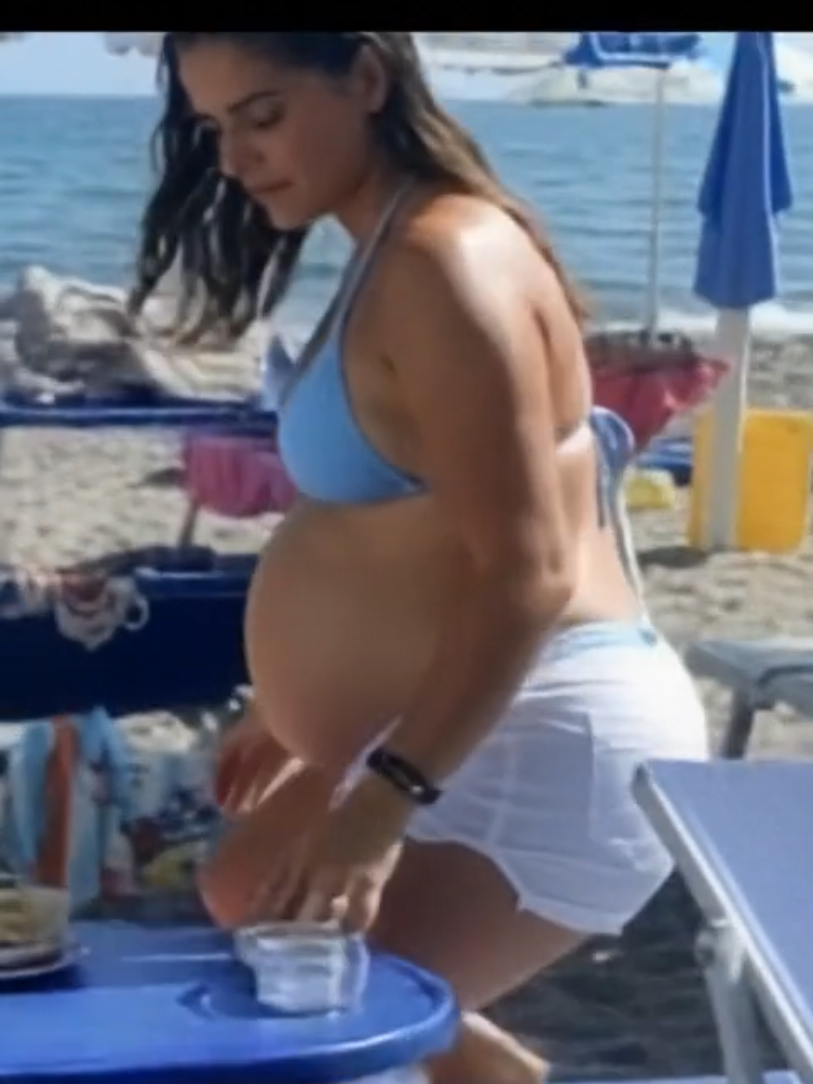 @Girl belly stuffed
