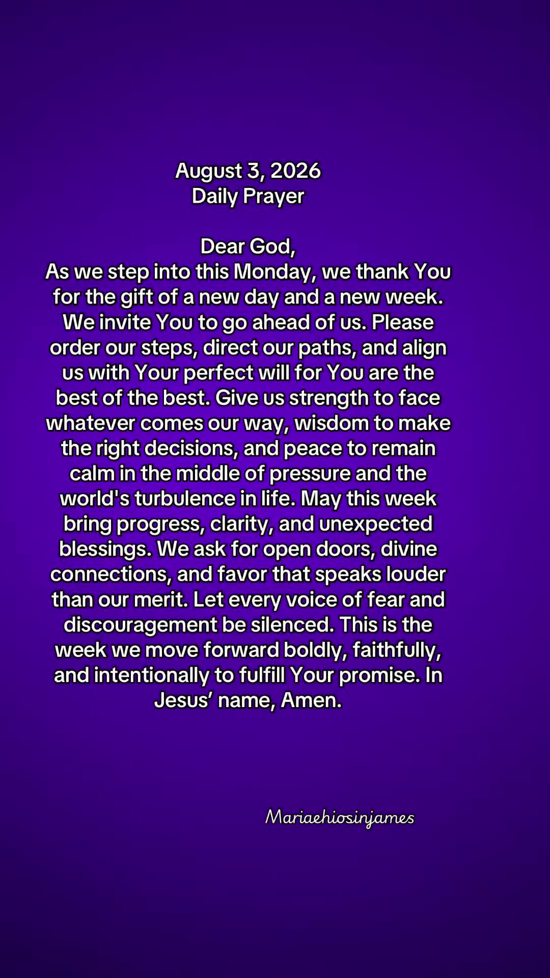 @Maria Ehiosin James Osaigbokan