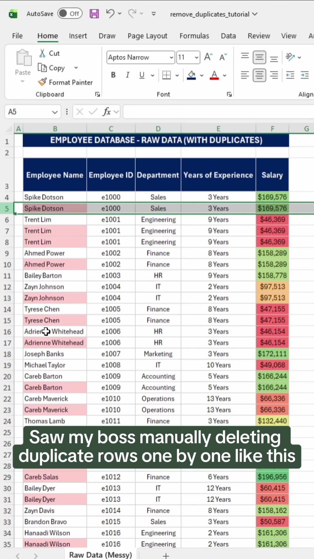 @Excel Dictionary