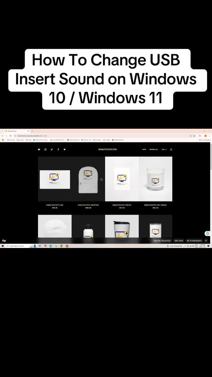 How To Change USB Insert Sound on | user45592104497 (@how2techtips)
