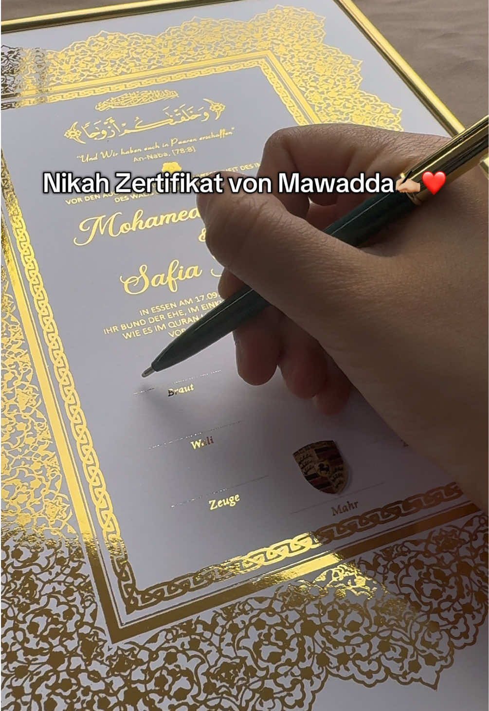 @Nikah Zertifikat | by Mawadda